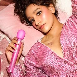 Le Wand All That Glimmers Wand Vibrator Set - Pink