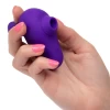 CalExotics The Kissing Vibe Beginner Purple Air Pulsation Clitoral Vibe With Finger Grip