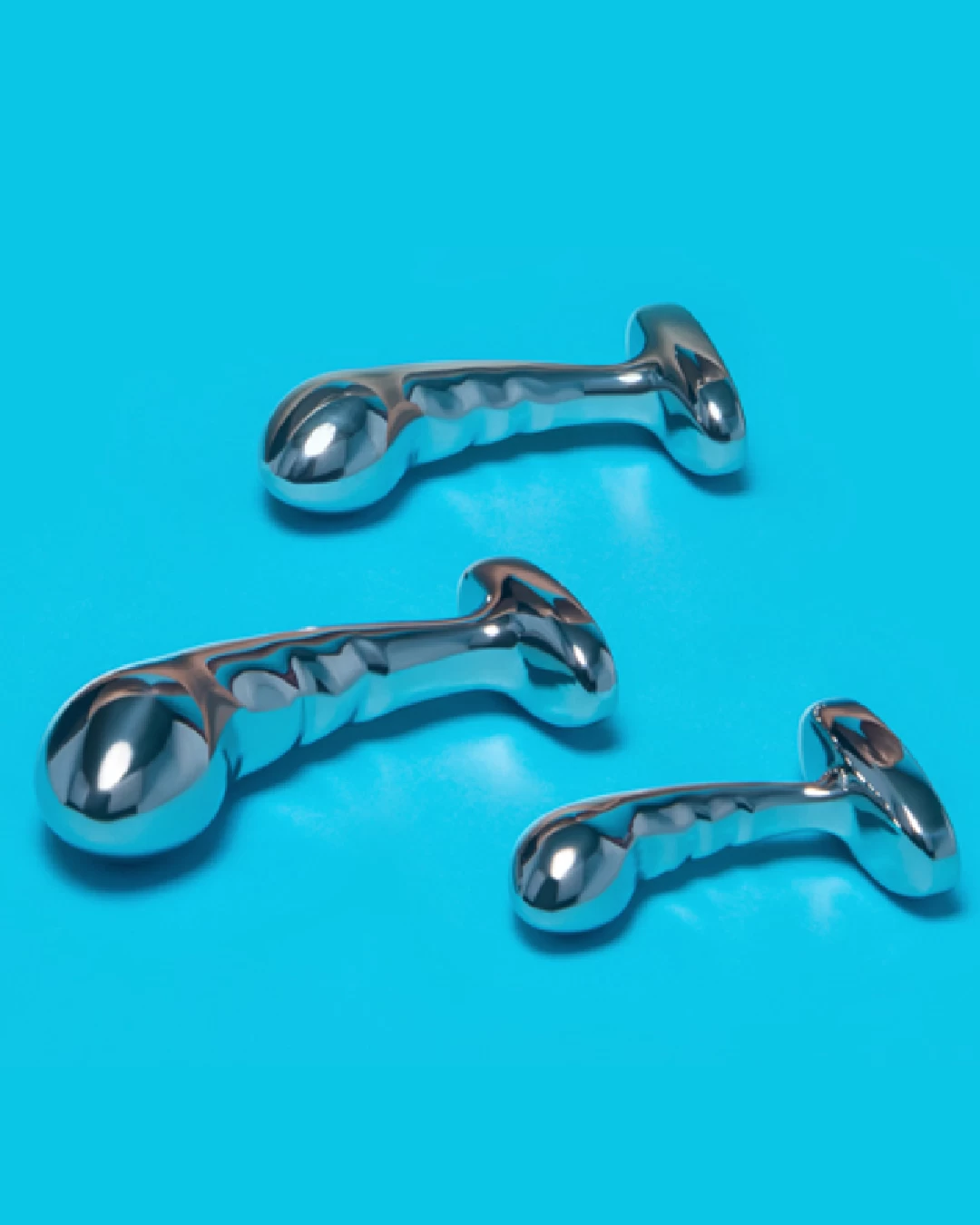 B-Vibe Stainless Steel Weighted Prostate Training Set