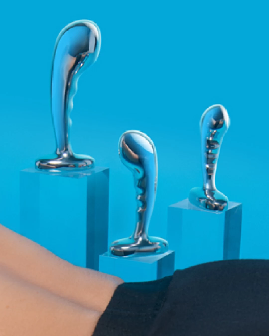 B-Vibe Stainless Steel Weighted Prostate Training Set - Image 12