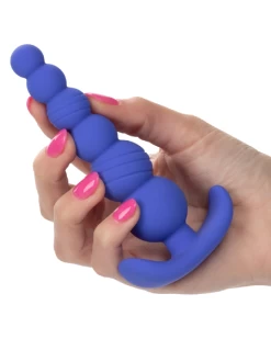CalExotics Cheeky X-6 Purple Silicone Anal Beads