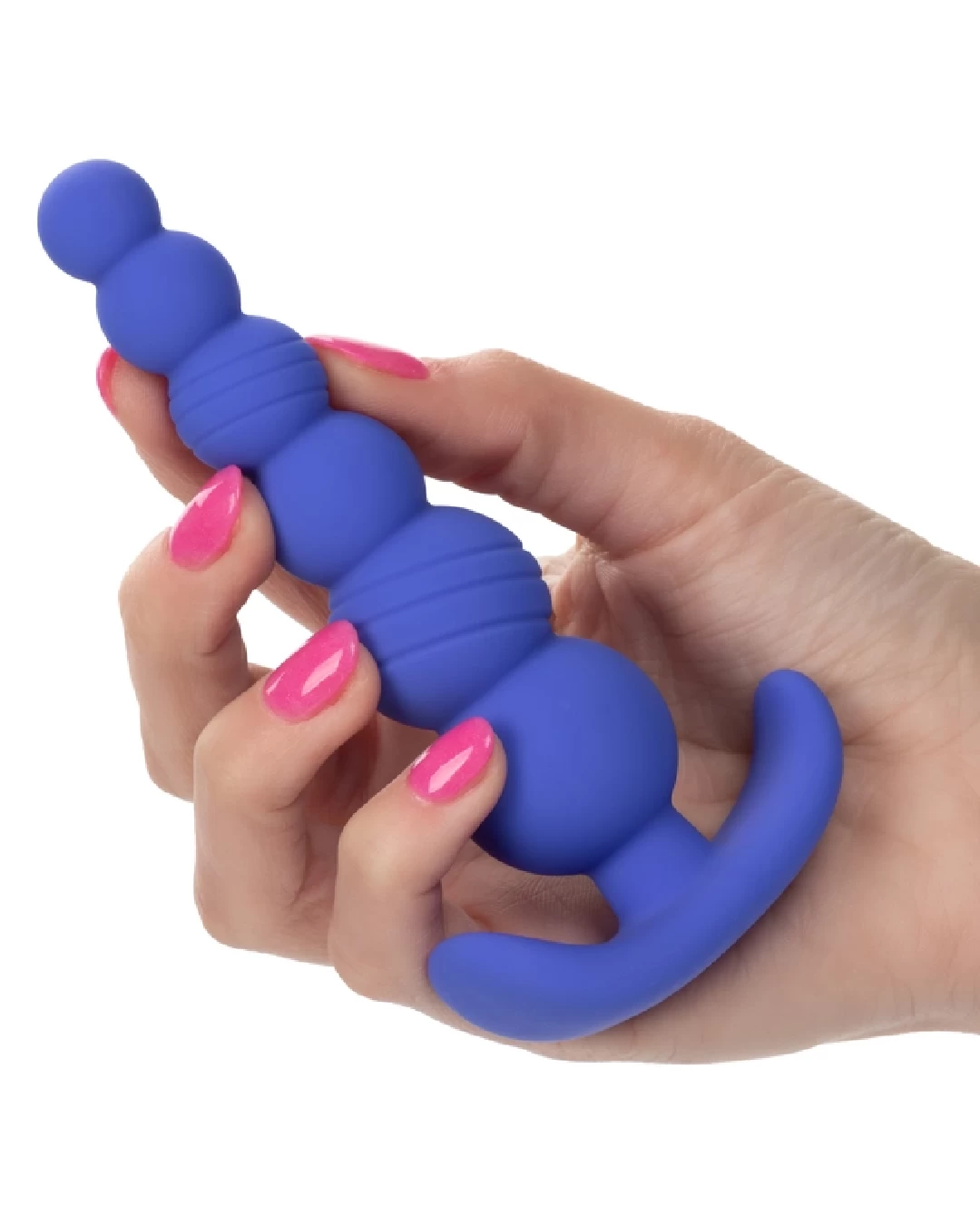 CalExotics Cheeky X-6 Purple Silicone Anal Beads