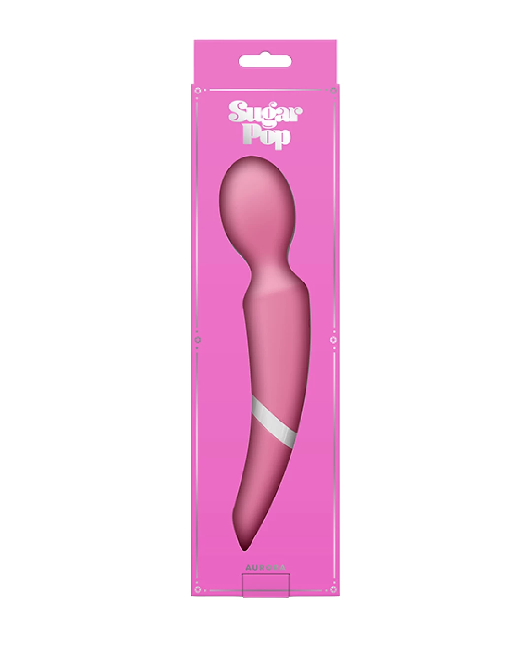 NS Novelties Sugar Pop Aurora Double Ended Air Pulsation Vibrator - Pink - Image 3