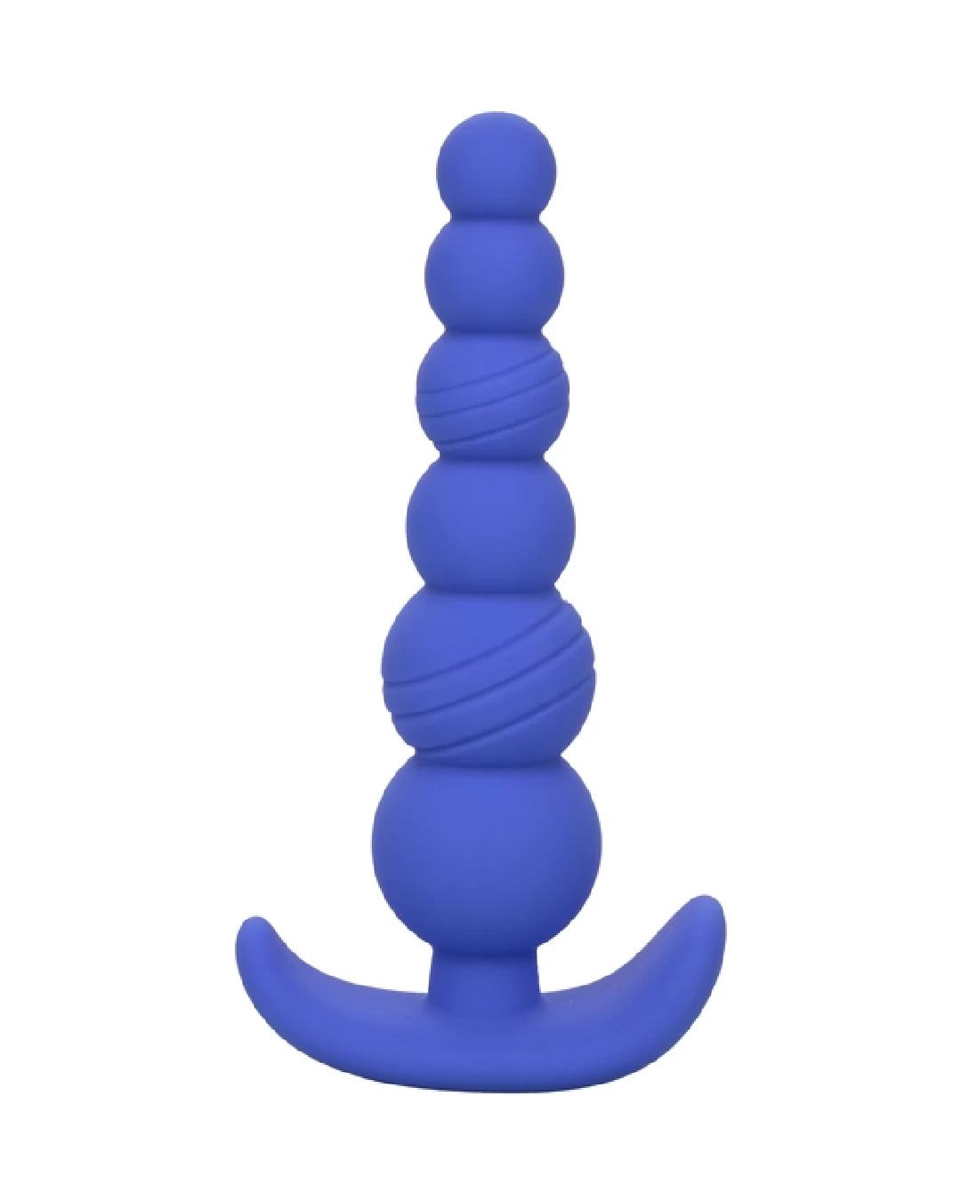 CalExotics Cheeky X-6 Purple Silicone Anal Beads - Image 2