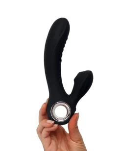 Beso G Warming Clitoral Pressure Wave & G-Spot Vibrator - Black