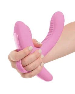 Rock N Grind Remote Controlled Pink G-Spot & Clitoral Vibrator
