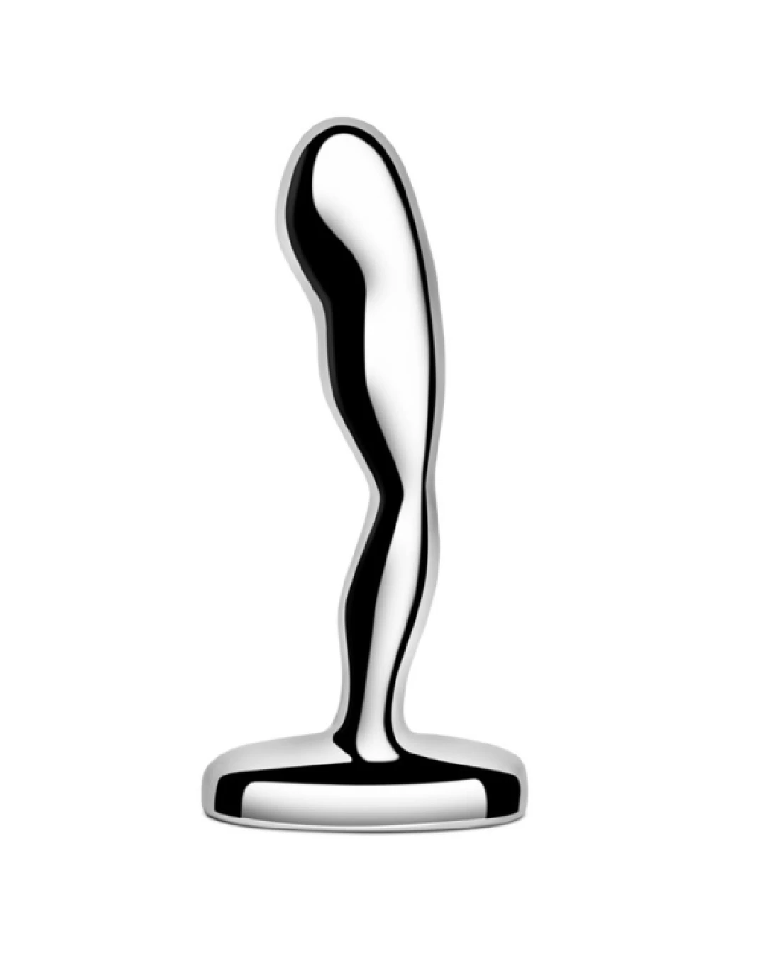 B-Vibe Stainless Steel Weighted Prostate Stimulator - Image 3