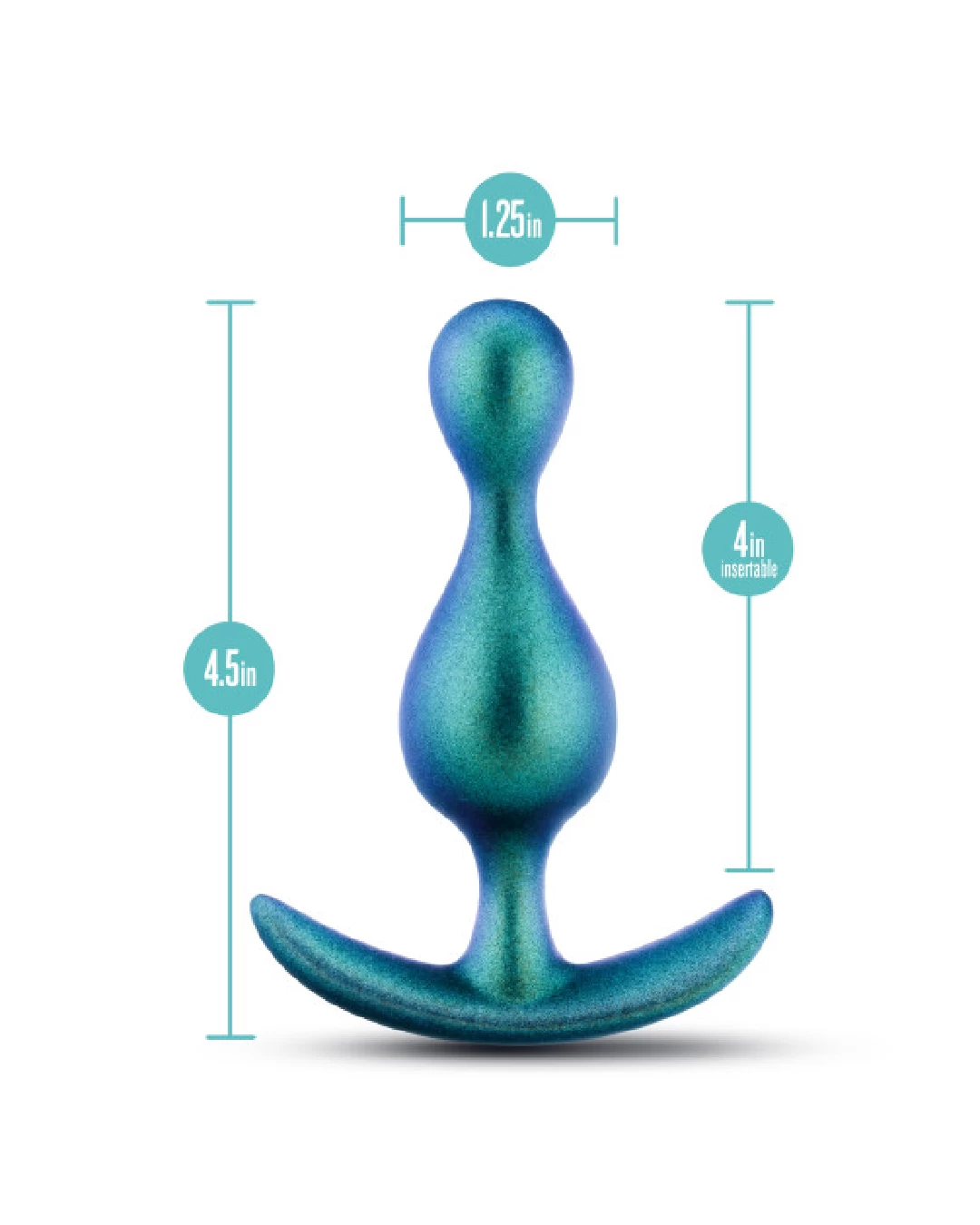 Blush Matrix Shimmery Green Beginner Butt Plug - Image 5