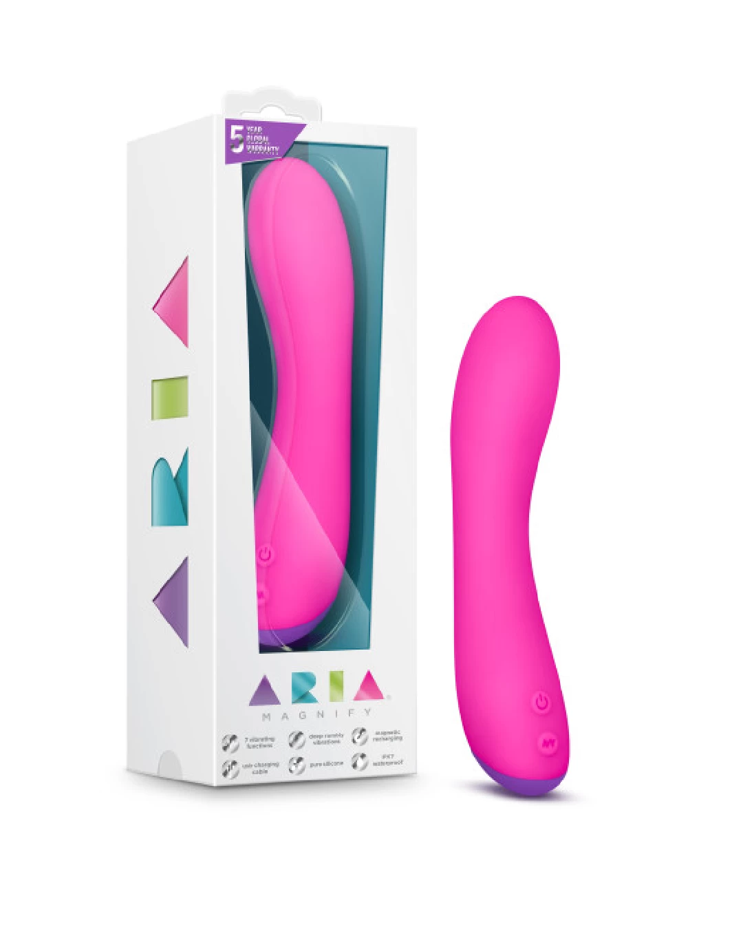 Blush Magnify Beginner Pink G-Spot Vibrator - Image 5