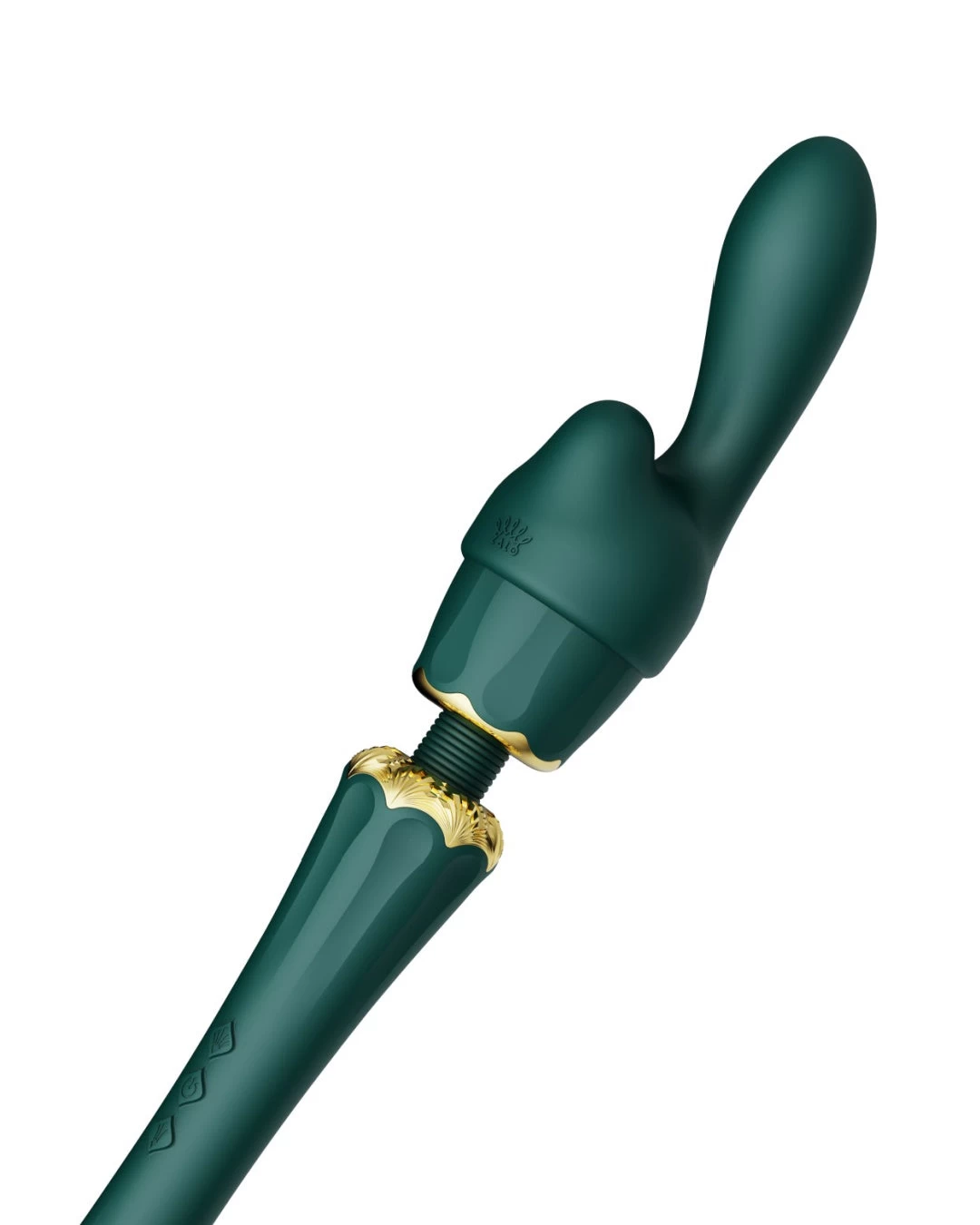 Zalo Kyro Powerful Wand Vibrator With G-Spot Attachment - Green - Image 6
