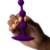 Wow Romp Amp Flexible Anal Beads - Purple
