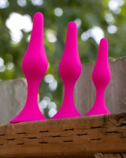 Blush Luxe Beginner 3 Plug Anal Trainer Set - Various Colors