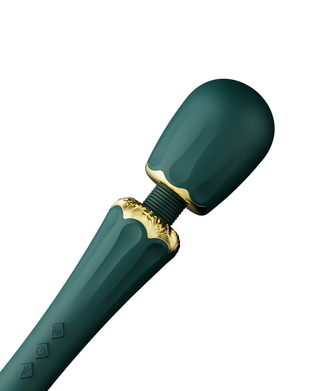 Zalo Kyro Powerful Wand Vibrator With G-Spot Attachment - Green - Image 7