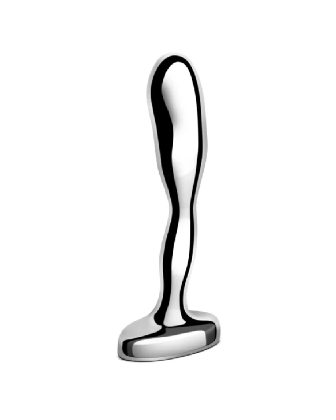 B-Vibe Stainless Steel Weighted Prostate Stimulator - Image 4