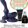 3Some Prostate Plug + 1/2 Price Anal Lube & Cleaner