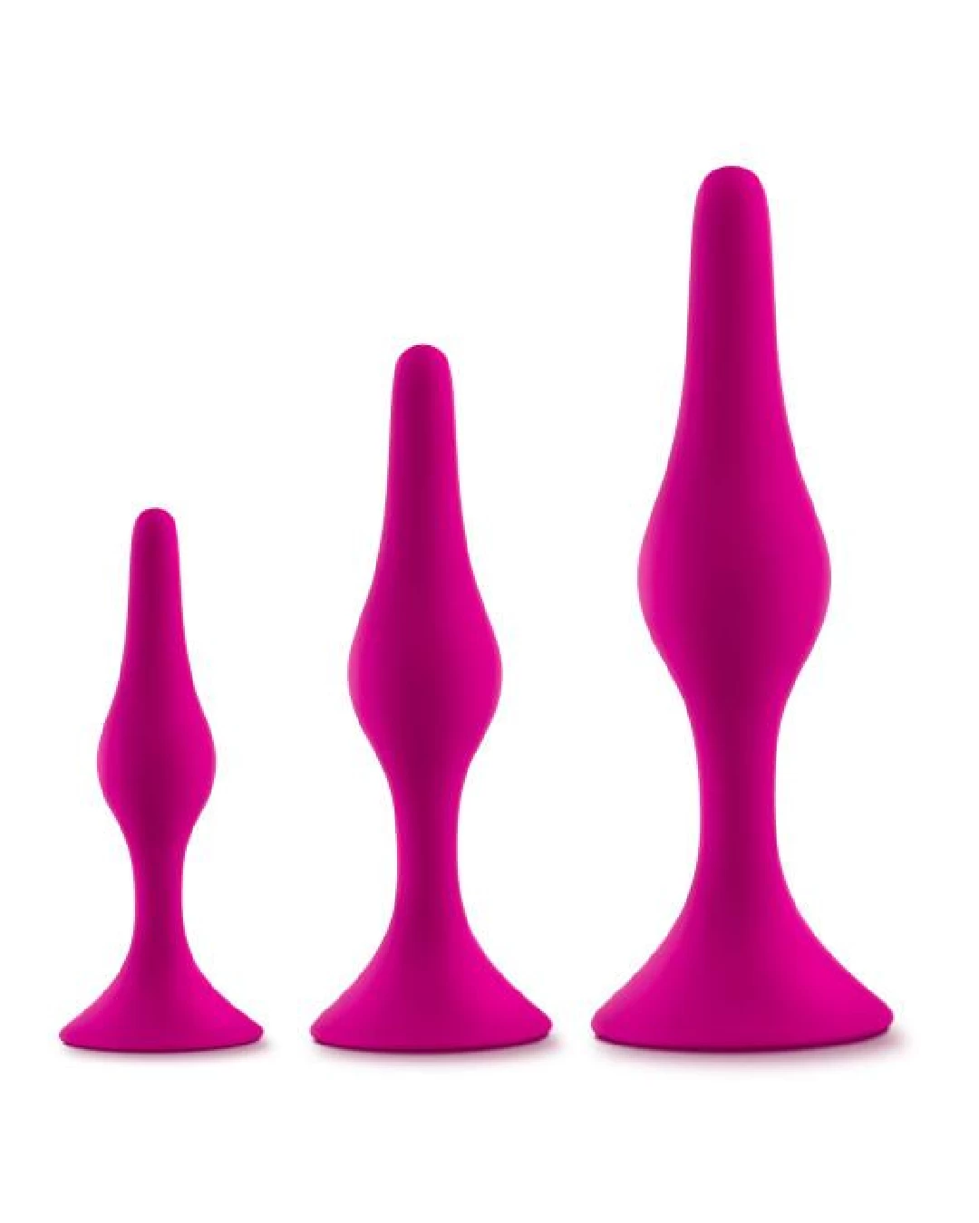 Blush Luxe Beginner 3 Plug Anal Trainer Set - Various Colors - Image 5