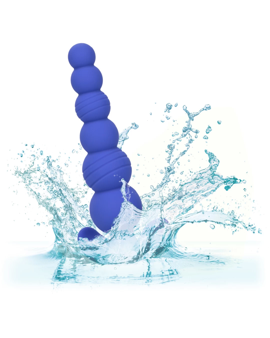 CalExotics Cheeky X-6 Purple Silicone Anal Beads - Image 5