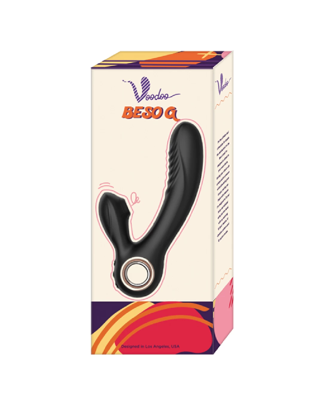 Beso G Warming Clitoral Pressure Wave & G-Spot Vibrator - Black - Image 5