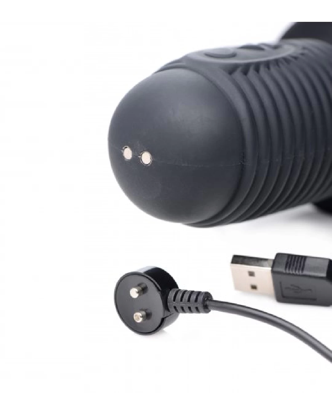 XR Brands Power Pounder 10.75 Inch Vibrating And Thrusting Dildo - Image 4