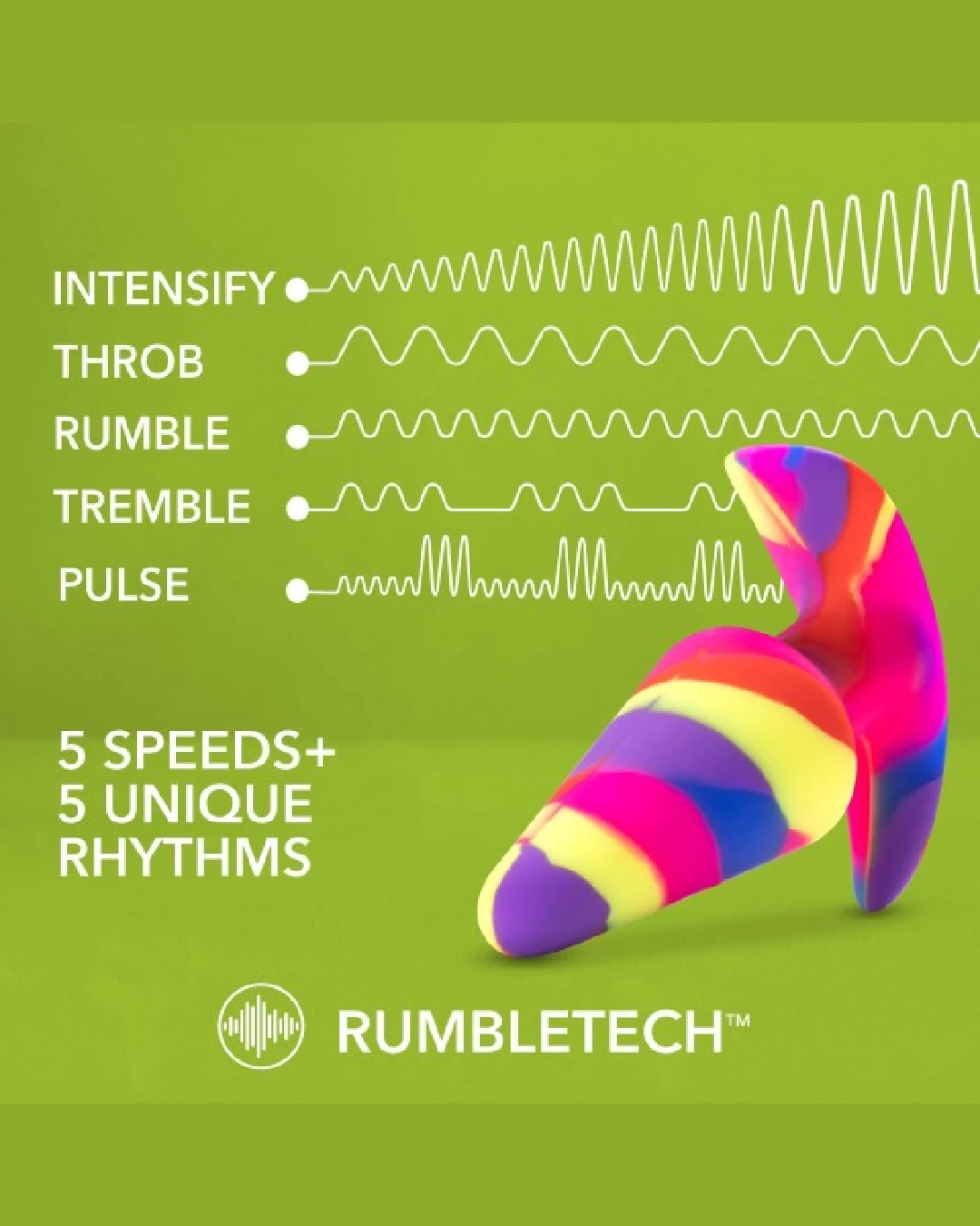 Blush Free Spirit Vibrating 10 Function Beginner Silicone Butt Plug - Image 8