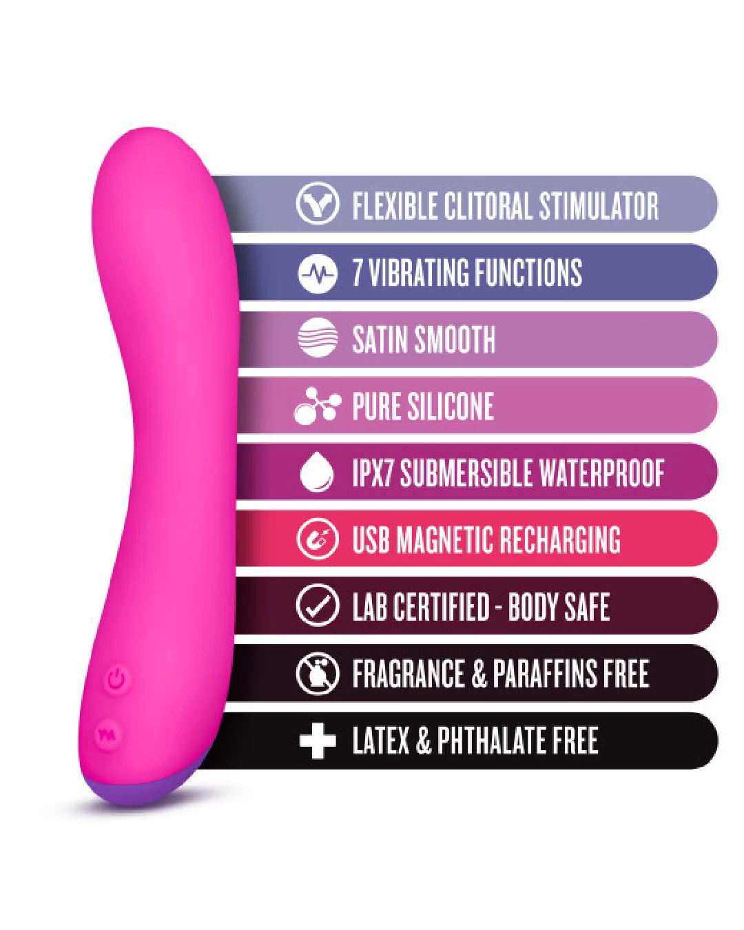 Blush Magnify Beginner Pink G-Spot Vibrator - Image 7
