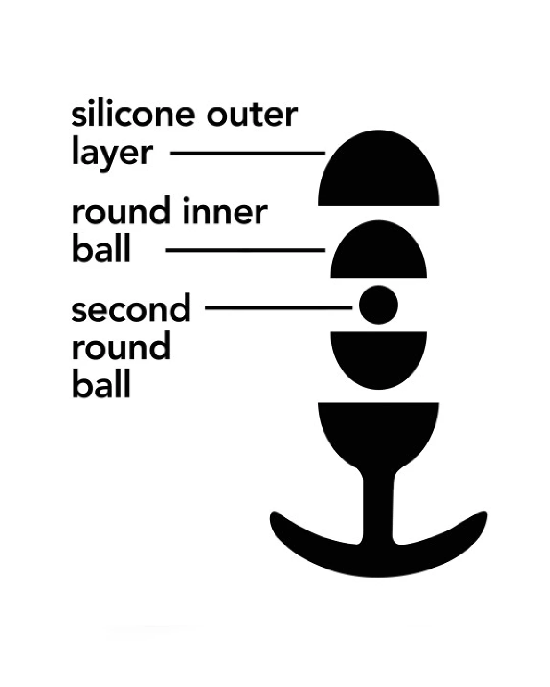 Blush Luxe Medium Wearable Silicone Vibra Slim Plug - Purple - Image 7