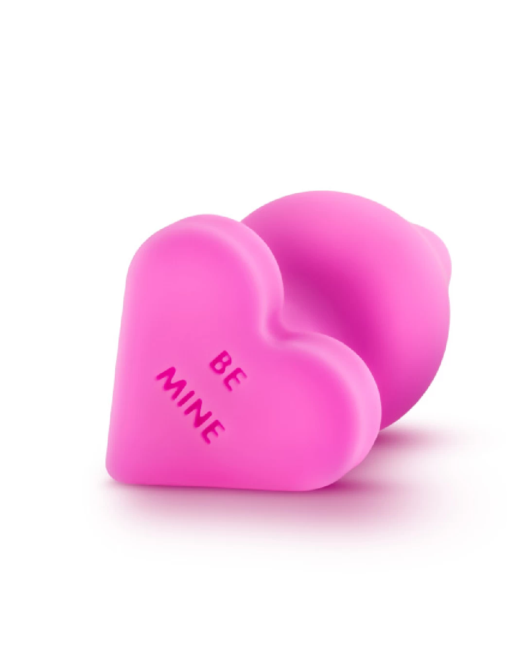 Blush Be Mine Naughty Candy Heart Butt Plug - Pink