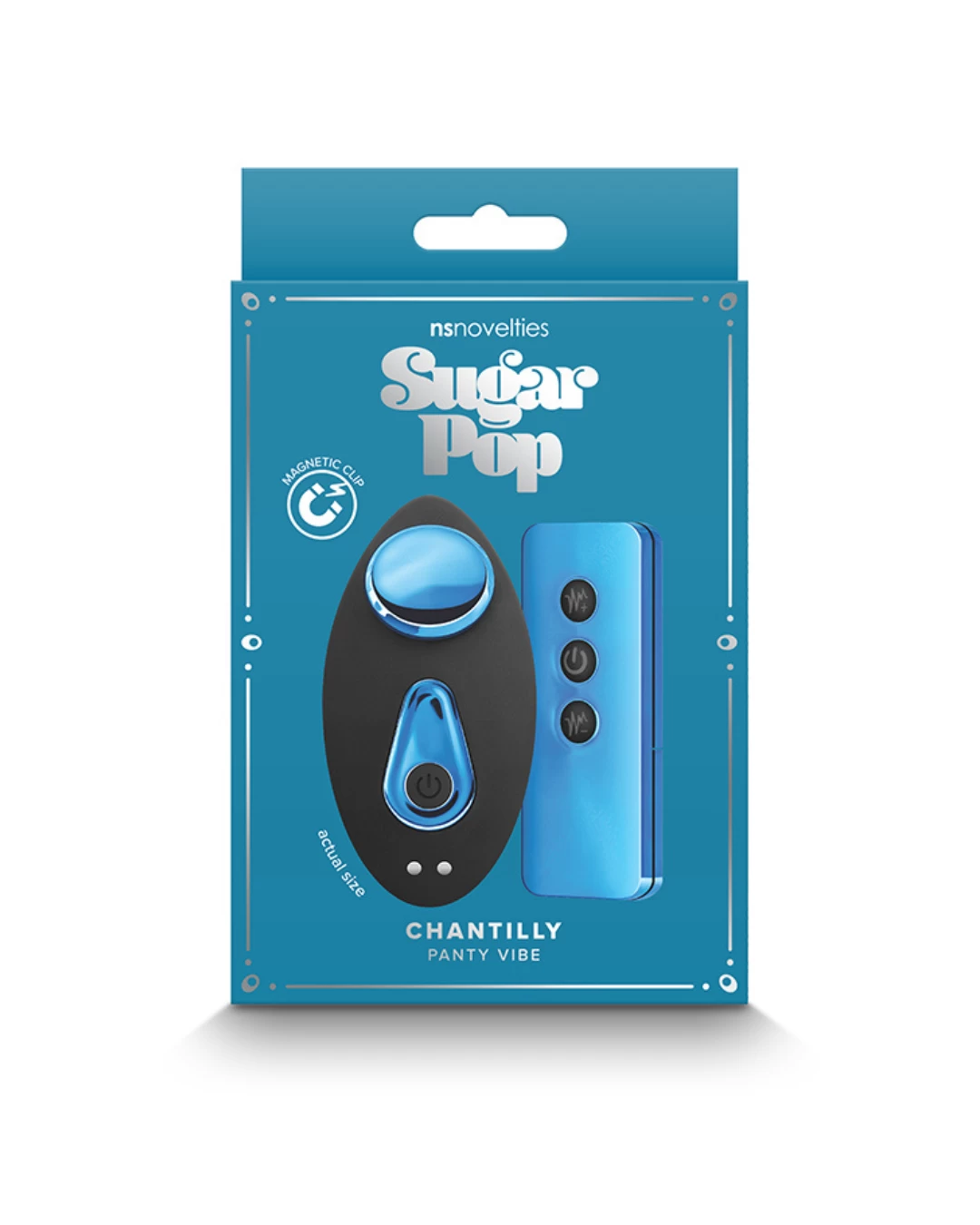 NS Novelties Sugar Pop Chantilly Remote Controlled Panty Vibe - Black - Image 3