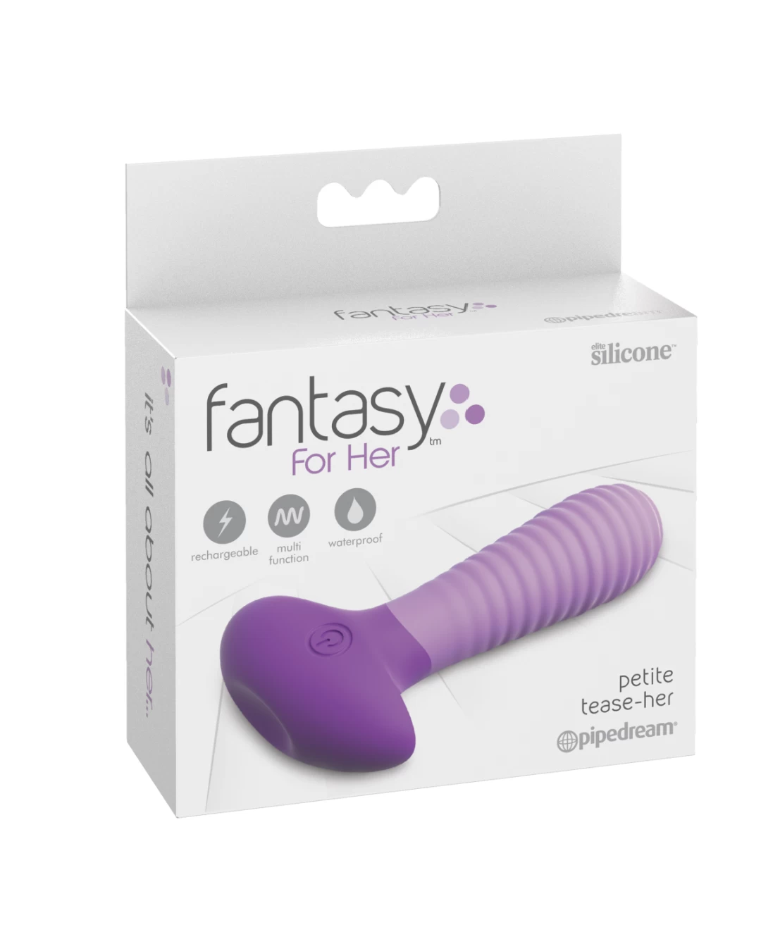 Fantasy For Her Petite Vibrating Purple Butt Plug - Image 8