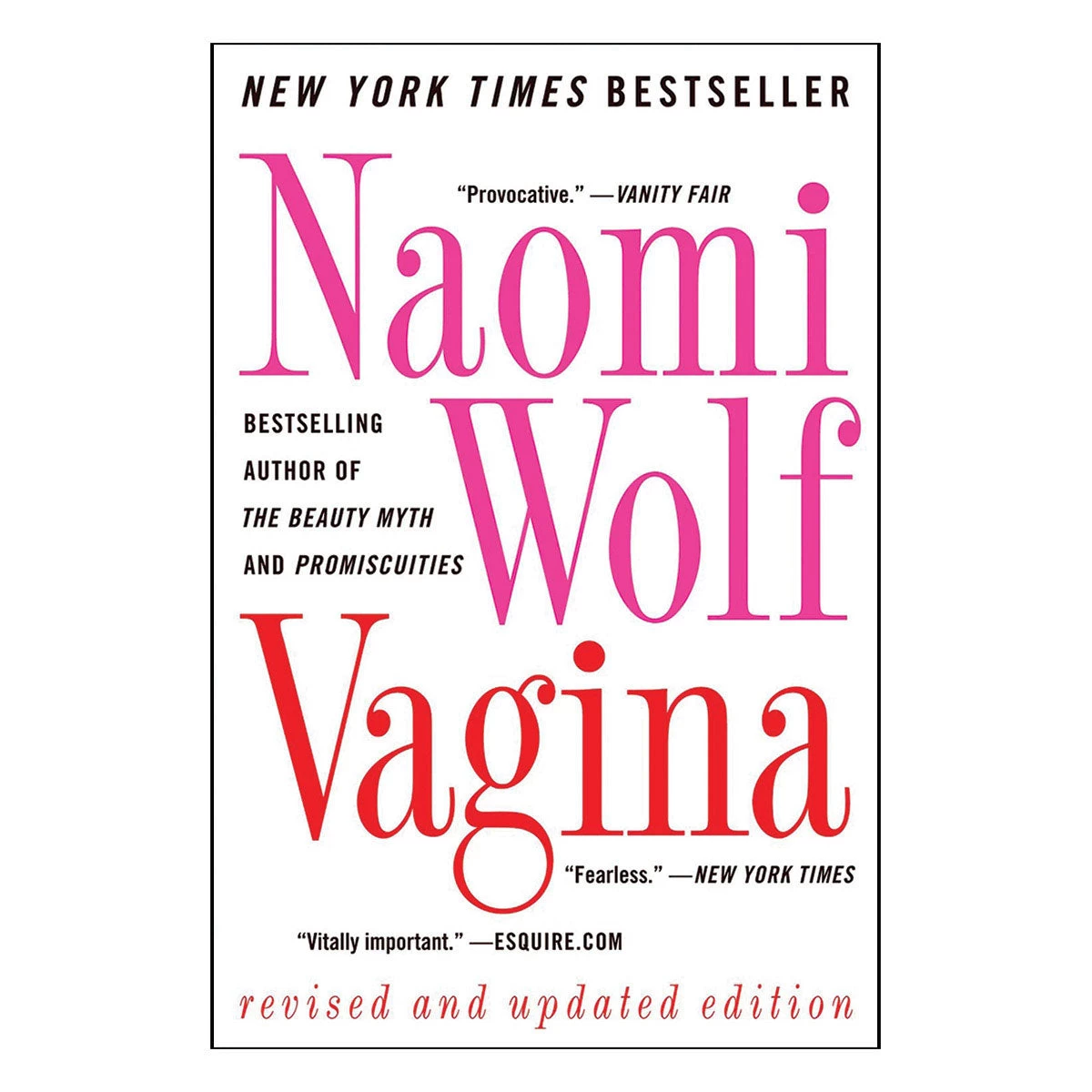 Harper Collins Vagina By Naomi Wolf