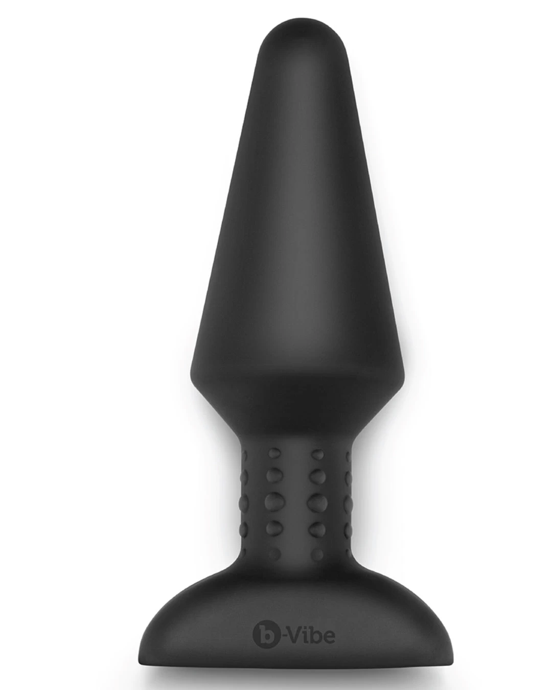 B-Vibe Silicone Rechargeable Rimming Plug XL - Black - Image 2