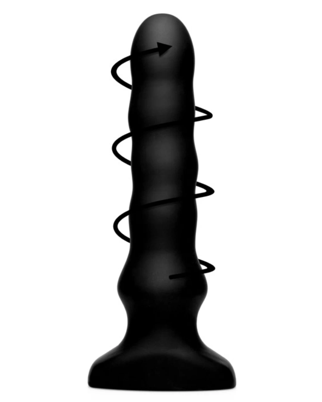 XR Brands Thunderplugs Vibrating & Squirming Silicone Plug With Remote Control - Image 2