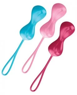 Satisfyer Balls C03 Double Set Of 3 Silicone Kegel Exercisers