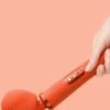 Fun Factory Vim Silicone Weighted Rumbly Wand Vibrator - Orange