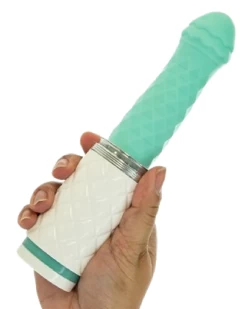 Pillow Talk Feisty Thrusting Vibrator - Teal