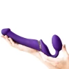 Lovely Planet Vibrating Strapless Strap-on Purple- Large