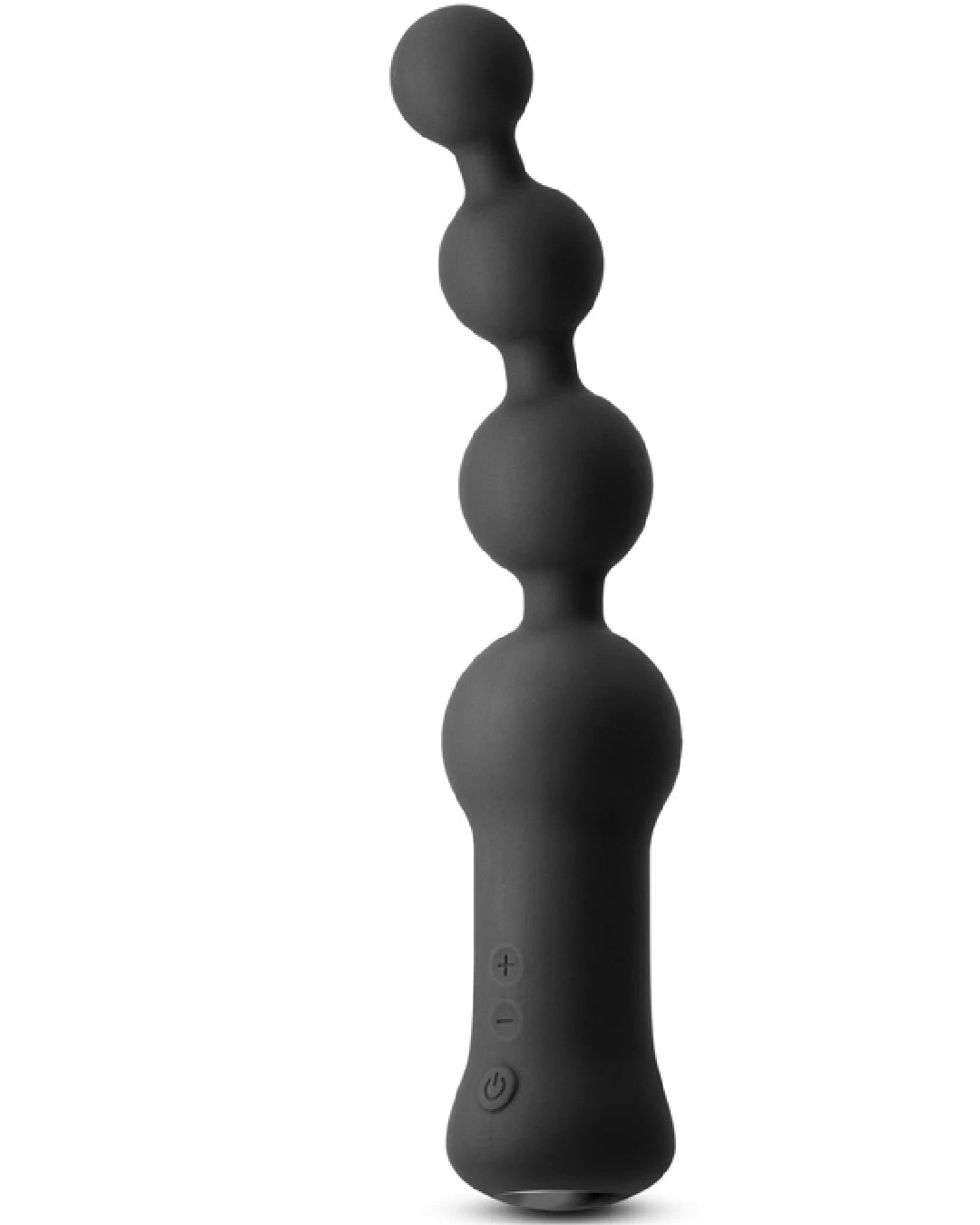 NS Novelties Renegade Quad Powerful Black Silicone Vibrating Anal Beads