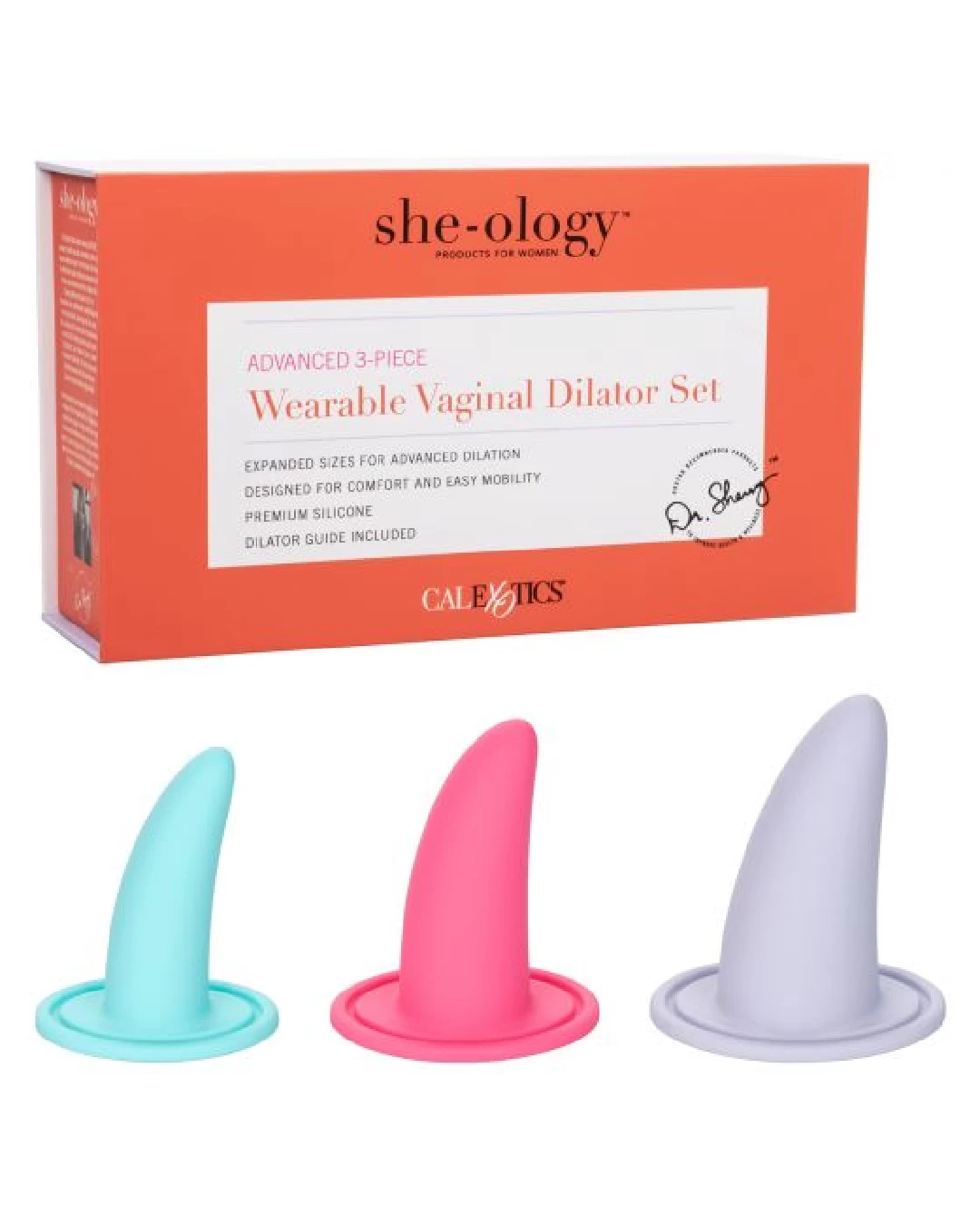 CalExotics She-ology™ Advanced 3-piece Wearable Vaginal Dilator Set - Image 2