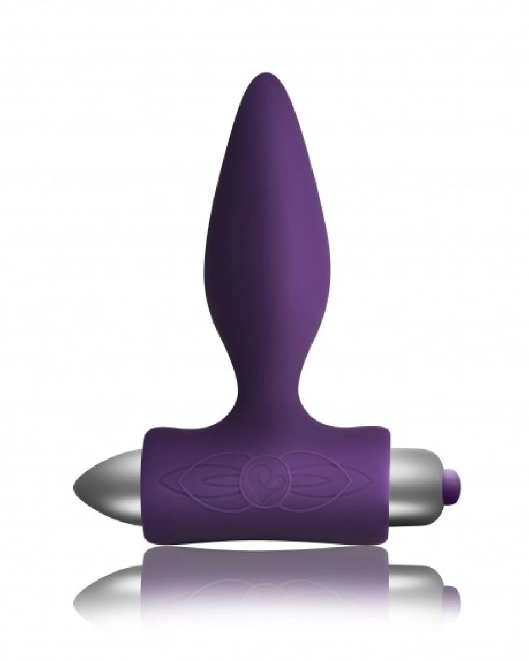 Rocks Off Petite Sensations Tapered Smooth Vibrating Plug - Purple - Image 2