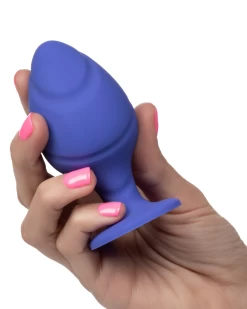 CalExotics Cheeky Blue Silicone Butt Plugs: Set 2 Graduated