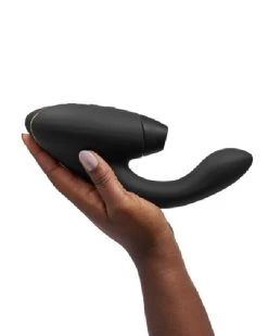 Womanizer Duo 2 Pleasure Air Clitoral & G-Spot Rabbit - Black