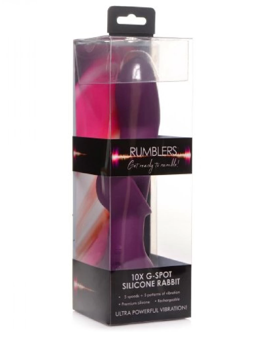 XR Brands Rumbling G Spot Or Prostate Thick Vibrator - Image 4