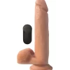 Big Shot 9" Realistic Vibrating Remote Control Dildo With Balls