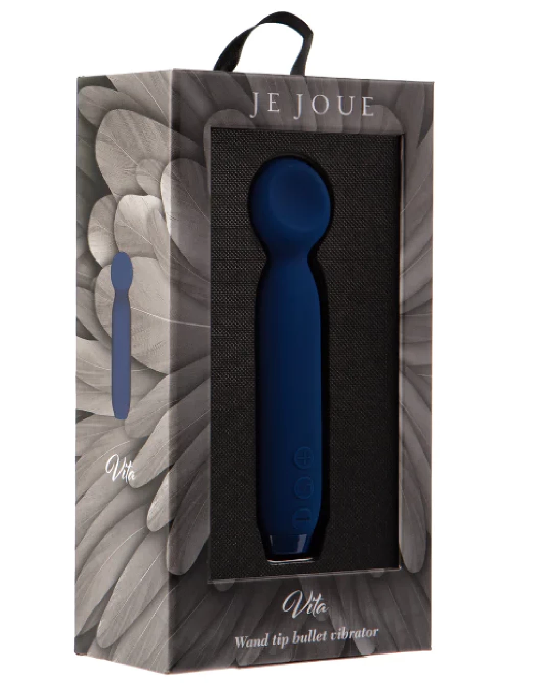 Je Joue Vita Large Rumbly Bullet Vibrator - Blue - Image 3