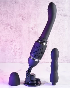 Thrust & Go Powerful Thrusting Travel Vibrator With 2 Heads