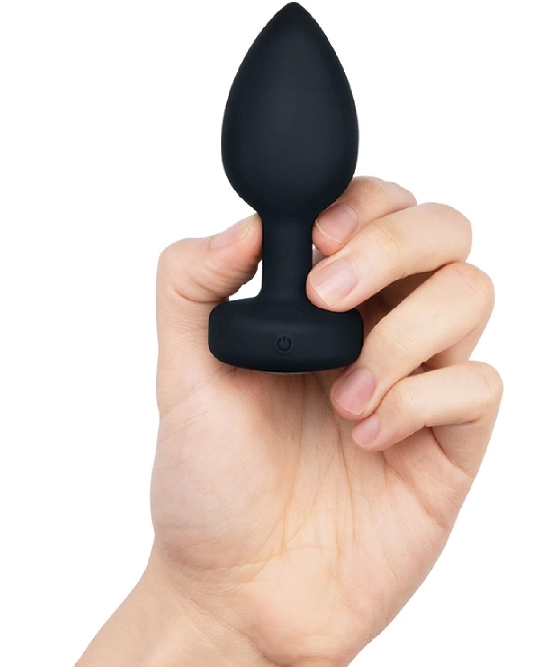 B-vibe Vibrating Jewel Anal Plug M/L - Black - Image 3