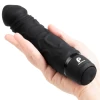 Powercocks 6.5 Inch Realistic Vibrating Dildo - Black