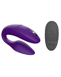 We-Vibe Sync Remote And App Controlled Wearable Couples Vibrator - Purple
