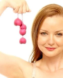 Lovelife Flex Set Of 3 Weighted Heart Shaped Silicone Kegel Exercisers