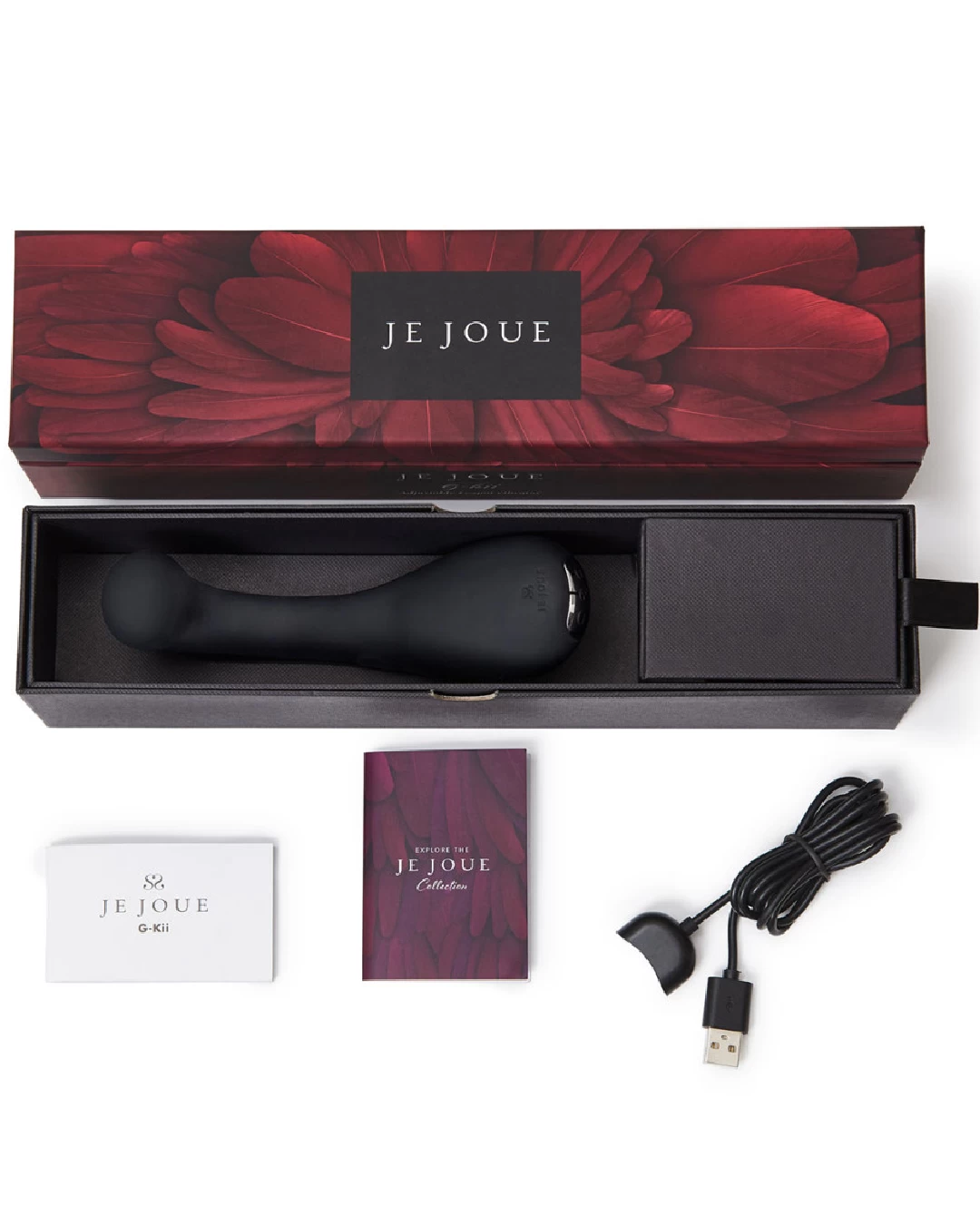 Je Joue G-Kii Flexible Clitoral & G-Spot Vibrator - Black - Image 5